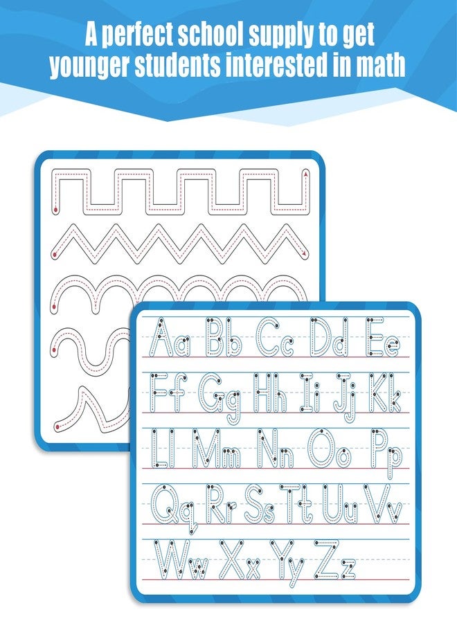 LUHEAGU Handwriting Practice Dry Erase Board - ABC Tracing for Kids Ages 3-5 | Reusable Whiteboard for Preschool, Kindergarten & Homeschool | Ideal for Early Writing & Pre-K Activities | 9" x 12" - Image 3